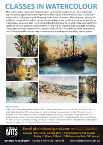 Read more about the article Classes in Watercolour 2021