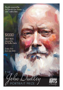 The John Dudley Portrait Prize - 1st place wins $1000 - Entries close July 2nd 2022
