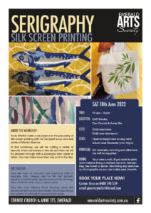 Serigraphy Silk Screen Printing Workshop