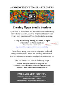 Read more about the article 2024 Classes: Wednesday Evening Open Studio