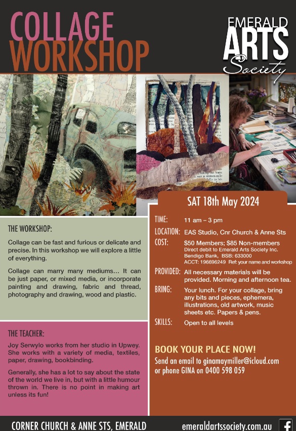 You are currently viewing Collage Workshop – Sat 18th May 2024